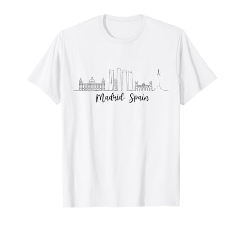 Souvenir aus Madrid Spanien Skyline Männer Frauen España Urlaub T-Shirt von Madrid Spain Souvenir Skyline