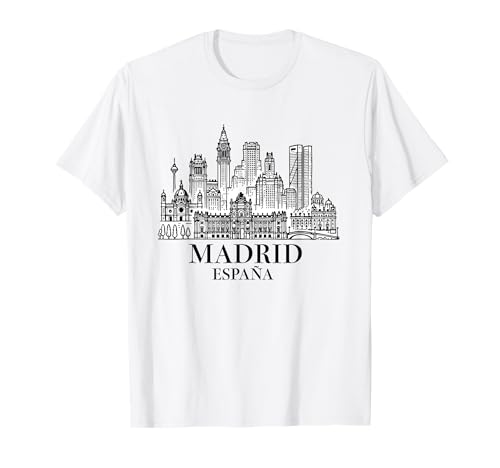 Souvenir aus Madrid Spanien Skyline Männer Frauen España Urlaub T-Shirt von Madrid Spain Souvenir Skyline