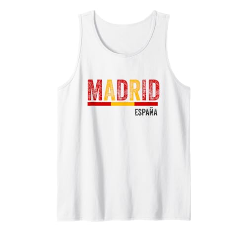 Souvenir aus Madrid Spanien Skyline Männer Frauen España Urlaub Tank Top von Madrid Spain Souvenir Skyline