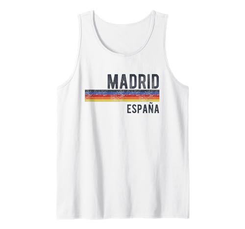 Souvenir aus Madrid Spanien Skyline Männer Frauen España Urlaub Tank Top von Madrid Spain Souvenir Skyline