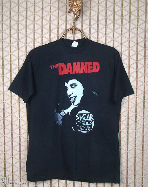 The Damned Shirt, Vintage Seltenes Goth T-Shirt, Siouxsie Banshees Bauhaus Smiths Joy Abteilung Heilung Captain Sensible Dave Vanian Sugar Spite von Madrigallery