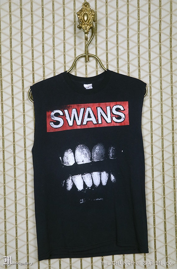 The Swans Shirt, Vintage Seltenes Filth T-Shirt, Sonic Jugend Wire Coil Merzbow Velvet Untergrund Spk Thiu Godflesh Pigface, Ärmellos von Madrigallery