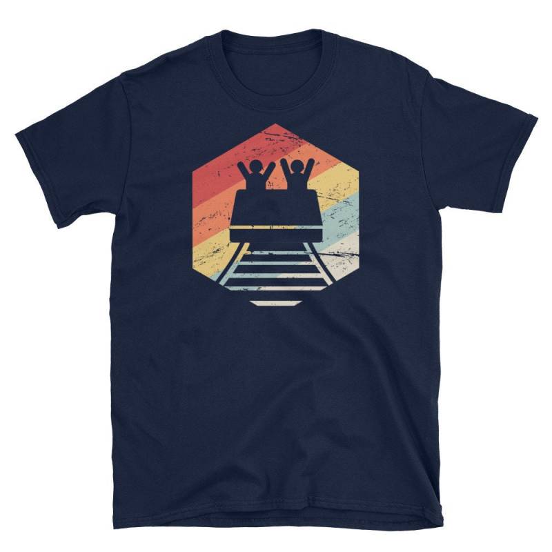 Achterbahn T-Shirt | Unisex/Retro-Themenpark & Thrill Ride Enthusiast Shirt von MadsTees