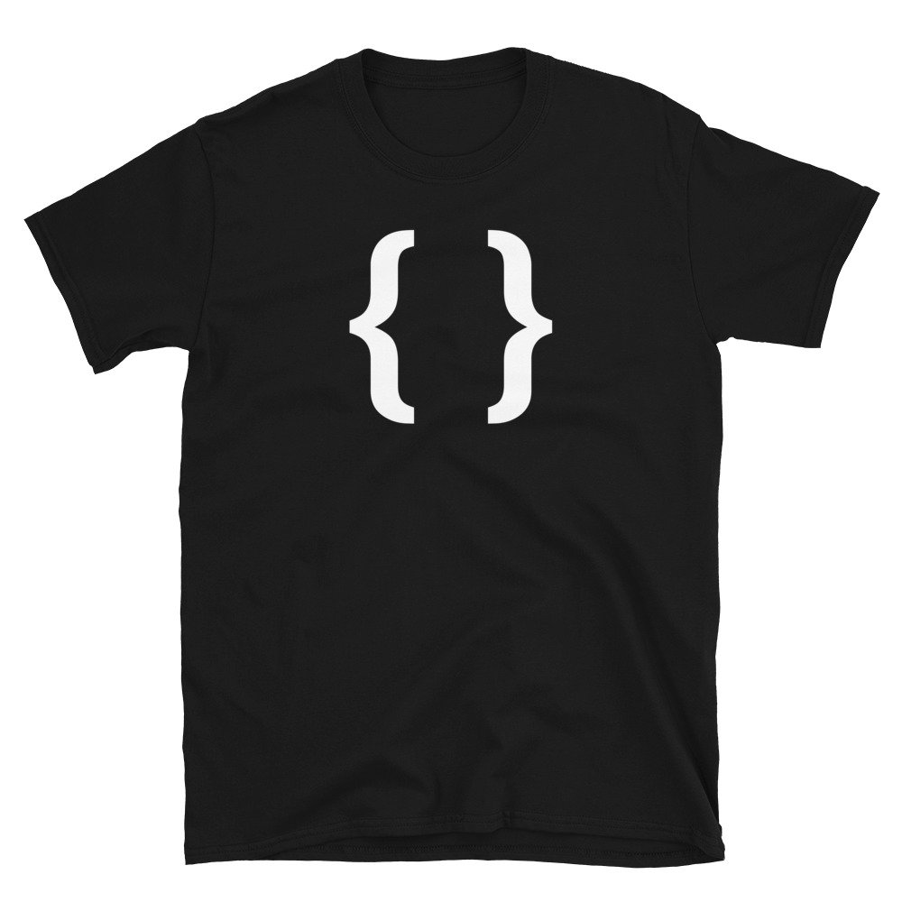 Back-End-Entwickler T-Shirt/Backend Programmierung Geschenk - "Code Klammern" | Unisex Back-End-Entwickler T-Shirt/Backend Programmierung Geschenk - "Code Klammern" | Unisex von MadsTees