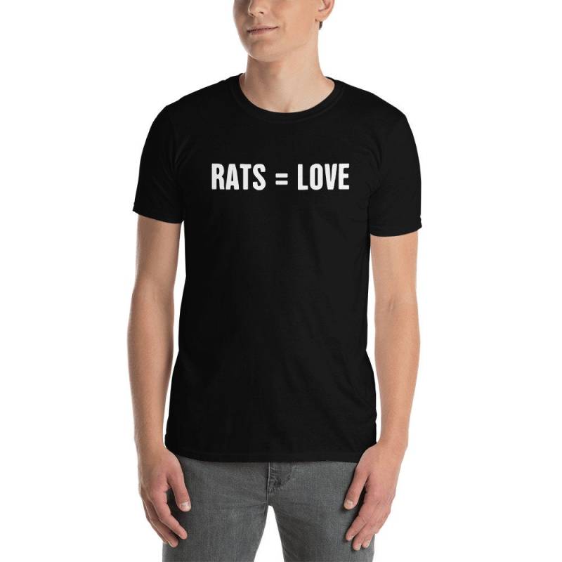 Lustige Pet Ratte T-Shirt | Unisex/Ausgefallene Besitzer Geschenk - "Liebe" von MadsTees