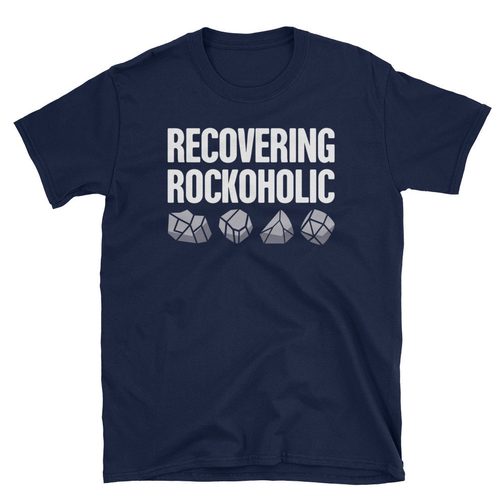 Lustige Rock Collecting Shirt/Geologie & Mineral Rockhound Gift For Geologists-"Rockoholic" | Unisex Lustige Rock Collecting Shirt/Geologie & Mineral Rockhound Gift For Geologists-"Rockoholic" | Unisex von MadsTees