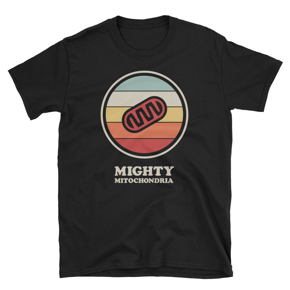 Lustige Wissenschaft & Biologie Lehrer T-Shirt/Mitochondria Biologe Geschenk | Unisex - "Retro Mächtige Mitochondrien" Lustige Wissenschaft & Biologie Lehrer T-Shirt/Mitochondria Biologe Geschenk | Unisex - "Retro Mächtige Mitochondrien" von MadsTees