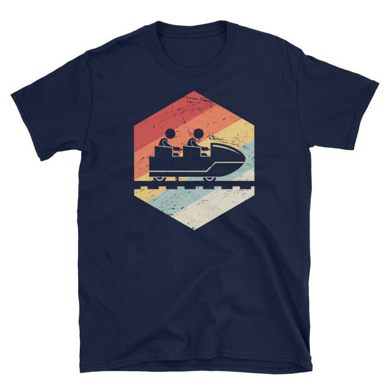 Retro Achterbahn T-Shirt | Unisex/Themenpark & Thrill Ride Enthusiast Shirt von MadsTees