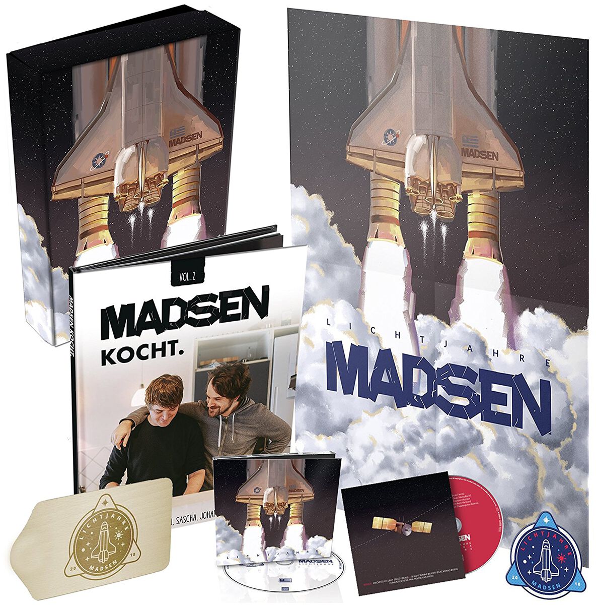 Lichtjahre von Madsen - 2-CD (Boxset, Limited Edition) von Madsen
