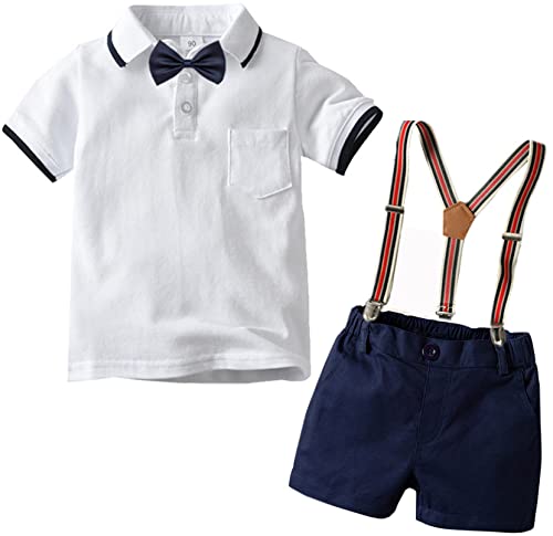 Maeau Baby Anzug Junge Hochzeit Taufanzug Junge Baby Bekleidungsset Gentleman Smoking Anzug Junge Baby Taufbekleidung Für Baby-Jungen Fotoshooting Kinder Junge Outfit Babykleidung Sommer Jungen von Maeau