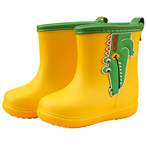 Maeau Kinder Gummistiefel Mädchen Jungen Gummistiefel Regenschuhe Wasserdicht Regenstiefel Rutschfesten 20/21 von Maeau