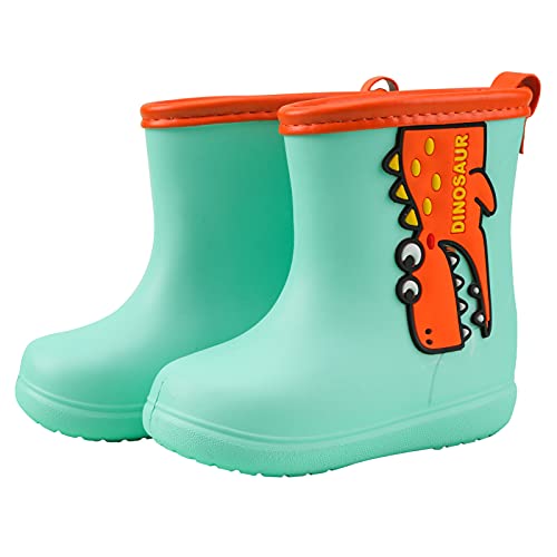 Maeau Kinder Gummistiefel Mädchen Jungen Gummistiefel Regenschuhe Wasserdicht Regenstiefel Rutschfesten 20/21 von Maeau