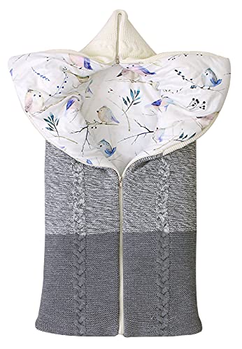 Maeau Kinderwagen Decke Baby Neugeborenen 0-12 monate Babydecke Kinderwagen Winter Warme Baby Wrap Wickeldecke Baby Schlafsack Winter von Maeau