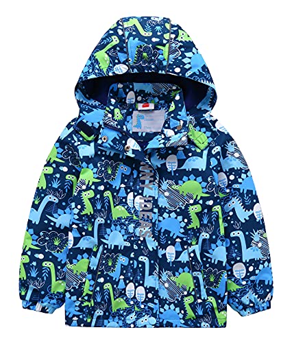 Maeau Softshelljacke Kinder Jungen 110-116 Regenjacke Kinder Gefüttert Übergangsjacke Jungen Fleece Gefütterte Wanderjacke Outdoorjacke Gefütterte Madchen Winddicht von Maeau