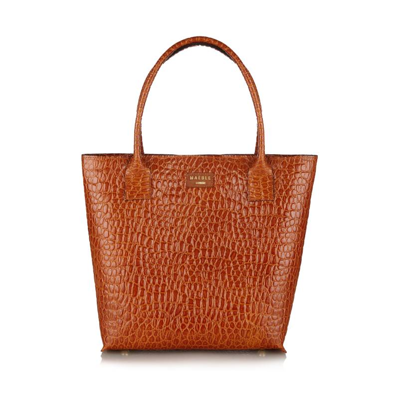 Handgemachte Senffarbene Leder Tragetasche Handgemachte Senffarbene Leder Tragetasche von MaebleLondonBags