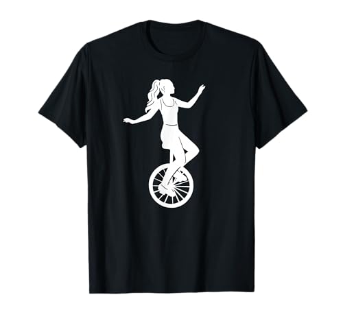 Einrad Mädchen Hobby Spaß Monocycle T-Shirt von Mädchen Einrad Hobby Spaß Monocycle
