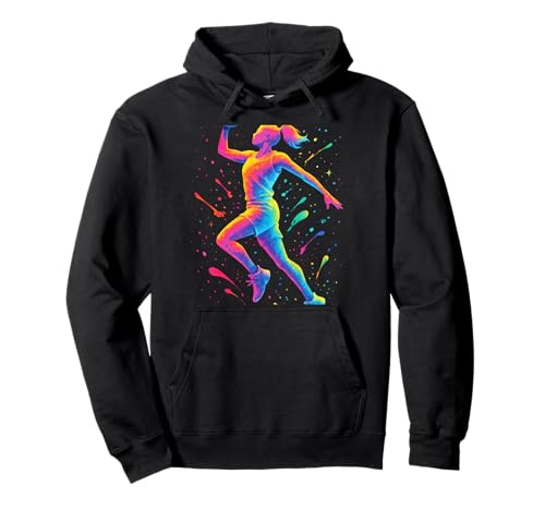 Handball Handballer Handballerin Spiel Sport Damen Pullover Hoodie von Mädchen Frauen Sportler