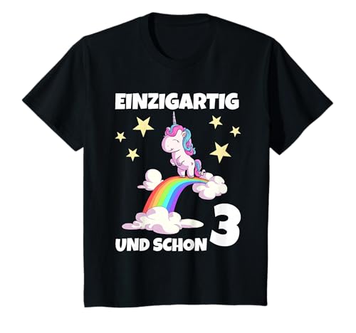 3. Geburtstag Geburtstagsshirt 3 Jahre Mädchen Einhorn T-Shirt 3. Geburtstag Geburtstagsshirt 3 Jahre Mädchen Einhorn T-Shirt von Mädchen Geburtstag Outfit & Geburtstagsshirt Kind
