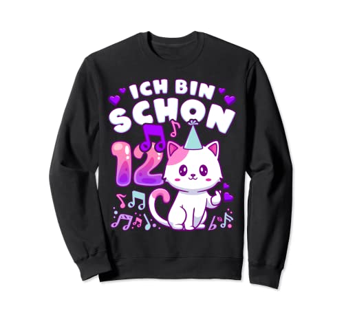 Geburtstag Mädchen 12 Jahre alt, K-Pop, Kätzchen Sweatshirt von Mädchen Geburtstag by Content Design Studio