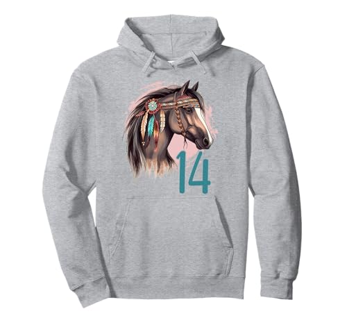 14 Geburtstag Pferd Reiten Pferdemächen 14 Jahre Mädchen Pullover Hoodie 14 Geburtstag Pferd Reiten Pferdemächen 14 Jahre Mädchen Pullover Hoodie von Mädchen Geburtstage Pferd Stall Reiten by mintas