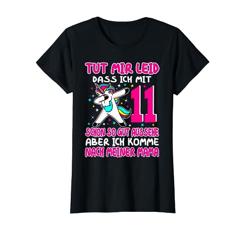 11 Geburtstag Mädchen 11 Jahre T-Shirt von Mädchen Geschenke 11 Jahre 11 Geburtstag Mädchen