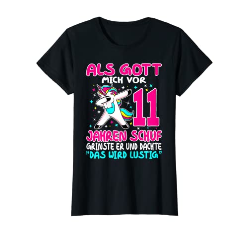 11 Geburtstag Mädchen 11 Jahre T-Shirt von Mädchen Geschenke 11 Jahre 11 Geburtstag Mädchen