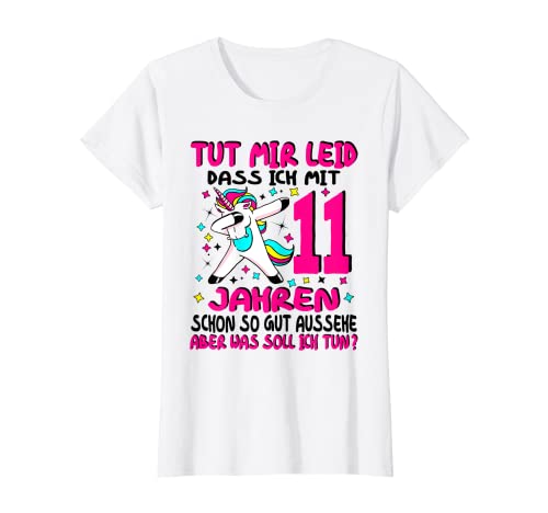 11 Geburtstag Mädchen 11 Jahre T-Shirt von Mädchen Geschenke 11 Jahre 11 Geburtstag Mädchen