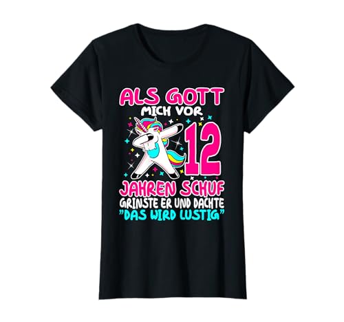 12 Geburtstag Mädchen 12 Jahre Tochter T-Shirt von Mädchen Geschenke 12 Jahre 12. Geburtstag Mädchen