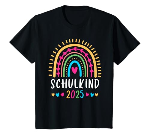 Kita Abgänger Regenbogen Einschulung Mädchen Schulkind 2025 T-Shirt Kita Abgänger Regenbogen Einschulung Mädchen Schulkind 2025 T-Shirt von Mädchen Outfit Schuleinführung Geschenk Zuckertüte