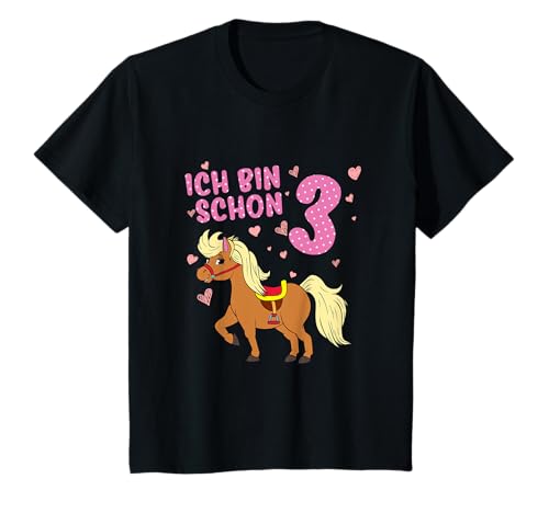 3. Geburtstag Pony 3 Jahre Geschenk Mädchen Pferde Design T-Shirt 3. Geburtstag Pony 3 Jahre Geschenk Mädchen Pferde Design T-Shirt von Mädchen Pferde Geschenke zum dritten Geburtstag