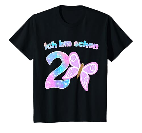 2 Geburtstag Schmetterling fur 2 Jahre Mädchen Geschenk T-Shirt 2 Geburtstag Schmetterling fur 2 Jahre Mädchen Geschenk T-Shirt von Mädchen Schmetterling T-Shirt Ich bin 2 Jahre alt