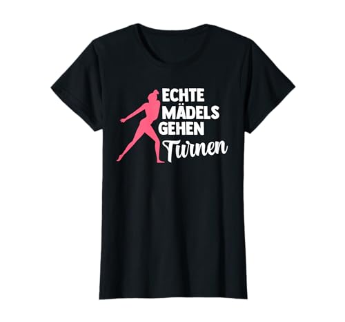 Echte Mädels gehen turnen Mädchen T-Shirt Echte Mädels gehen turnen Mädchen T-Shirt von Mädchen & Bodenturnen Geschenk