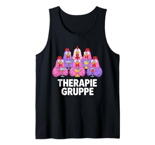 Therapie Gruppe Mädelsabend Hühner Mädels Gruppe Tank Top von Mädelsabend Mädels Abend Lustige Zicken Party