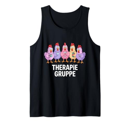 Therapie Gruppe Mädelsabend Hühner Mädels Tank Top von Mädelsabend Mädels Abend Lustige Zicken Party