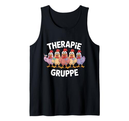Therapie Gruppe Mädelsabend Hühner Mädels Tank Top von Mädelsabend Mädels Abend Lustige Zicken Party