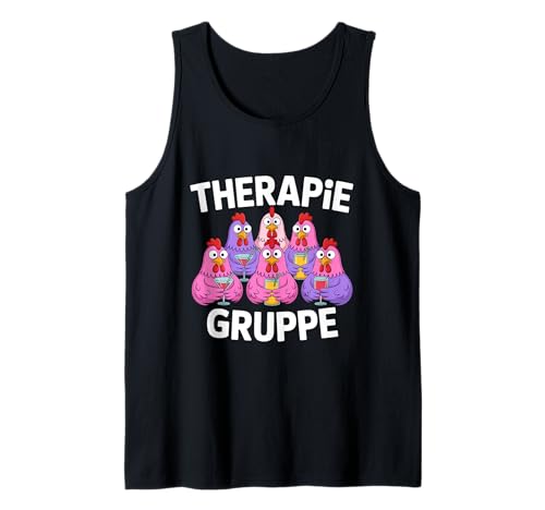 Therapie Gruppe Mädelsabend Hühner Mädels Tank Top von Mädelsabend Mädels Abend Lustige Zicken Party