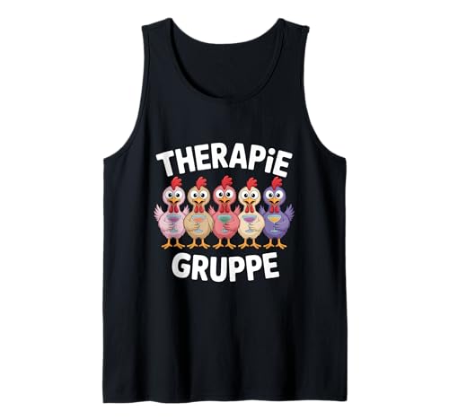 Therapie Gruppe Mädelsabend Hühner Mädels Tank Top von Mädelsabend Mädels Abend Lustige Zicken Party