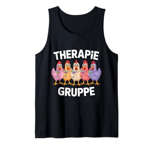 Therapie Gruppe Mädelsabend Hühner Mädels Tank Top von Mädelsabend Mädels Abend Lustige Zicken Party