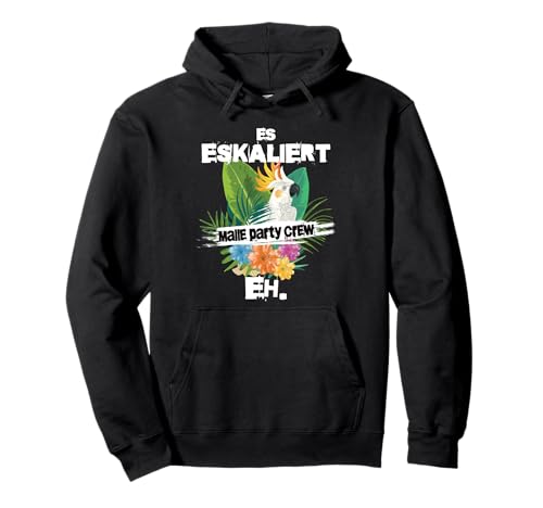 Mallorca Urlaub Malle Party Crew Herren Damen Pullover Hoodie Mallorca Urlaub Malle Party Crew Herren Damen Pullover Hoodie von Mädlstrip & Männerurlaub auf der Insel