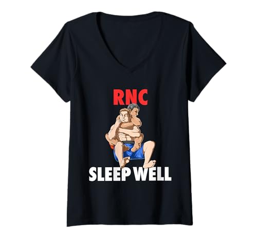 Damen Freie Umarmungen Grappling MMA BJJ T-Shirt mit V-Ausschnitt Damen Freie Umarmungen Grappling MMA BJJ T-Shirt mit V-Ausschnitt von Männer MMA Jiu Jitsu T-Shirts