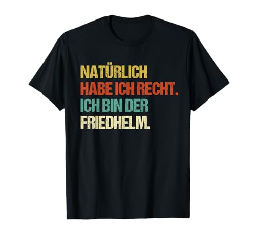 FRIEDHELM TShirt Lustiger Spruch Vorname Männer Name T-Shirt von Männer Vornamen Designs & Namen