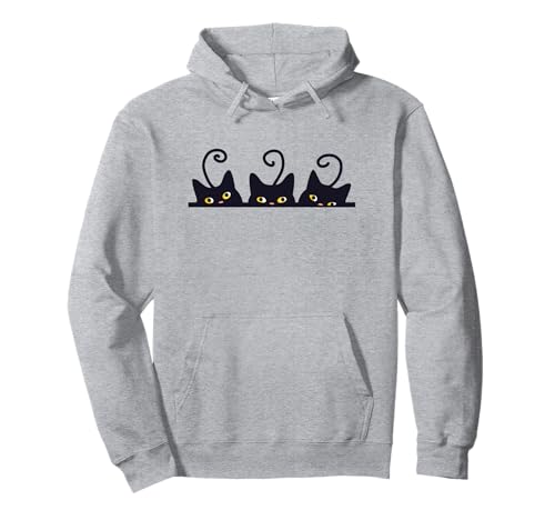 3 Schwarze Katzen Süßes Katzenliebhaber Damen Herren Katze Pullover Hoodie 3 Schwarze Katzen Süßes Katzenliebhaber Damen Herren Katze Pullover Hoodie von Männer & Frauen Katzen Co.