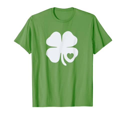Trefle Weiß Irisch Kleeblatt St. Patrick's Day Kostüm Damen T-Shirt Trefle Weiß Irisch Kleeblatt St. Patrick's Day Kostüm Damen T-Shirt von Männer & Frauen St. Patricks Day Co.