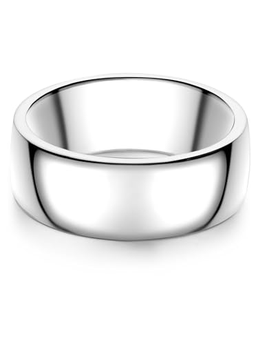 Männerglanz Herren Band-Ring aus 925/- Sterling Silber von Männerglanz