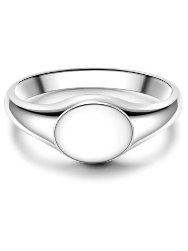 Männerglanz Herren Ring aus 925/- Sterling Silber rhodiniert Siegelring von Männerglanz