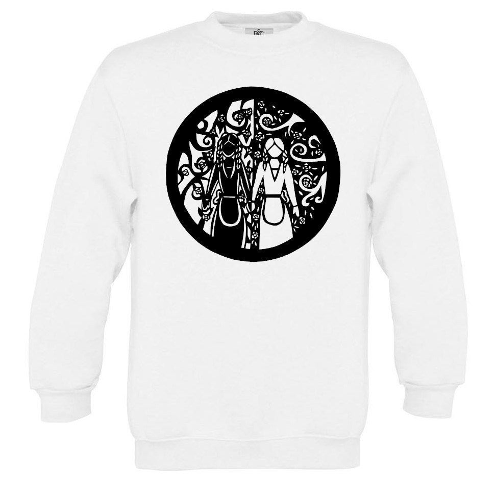 Kindersweatshirt "Schneeweißchen Und Rosenrot' Kindersweatshirt "Schneeweißchen Und Rosenrot' von MaerchenSchnitt