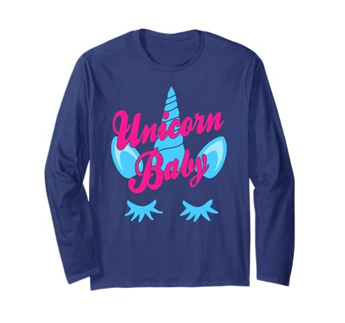 Einhorn Baby Süßer Pastell Fantasie Tierstil Langarmshirt Einhorn Baby Süßer Pastell Fantasie Tierstil Langarmshirt von Märchenhafte Regenbogen Tiere für Kinder