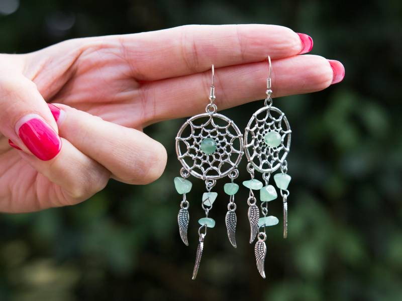 Traumfänger Ohrringe Verschiedene Farben von MaerchenhafteWaren