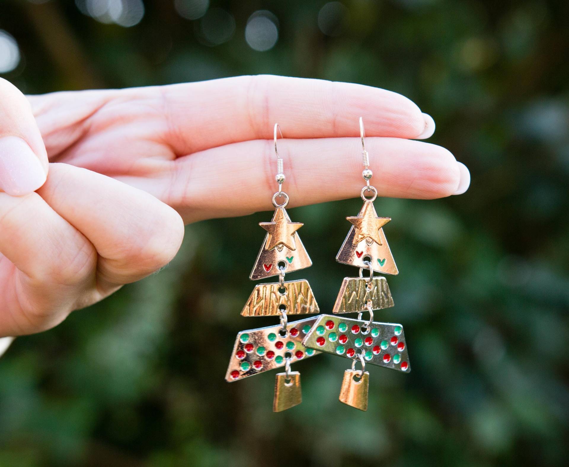 Weihnachtsbaum Ohrringe Weihnachtsohrringe Weihnachtsbaum Ohrringe Weihnachtsohrringe von MaerchenhafteWaren