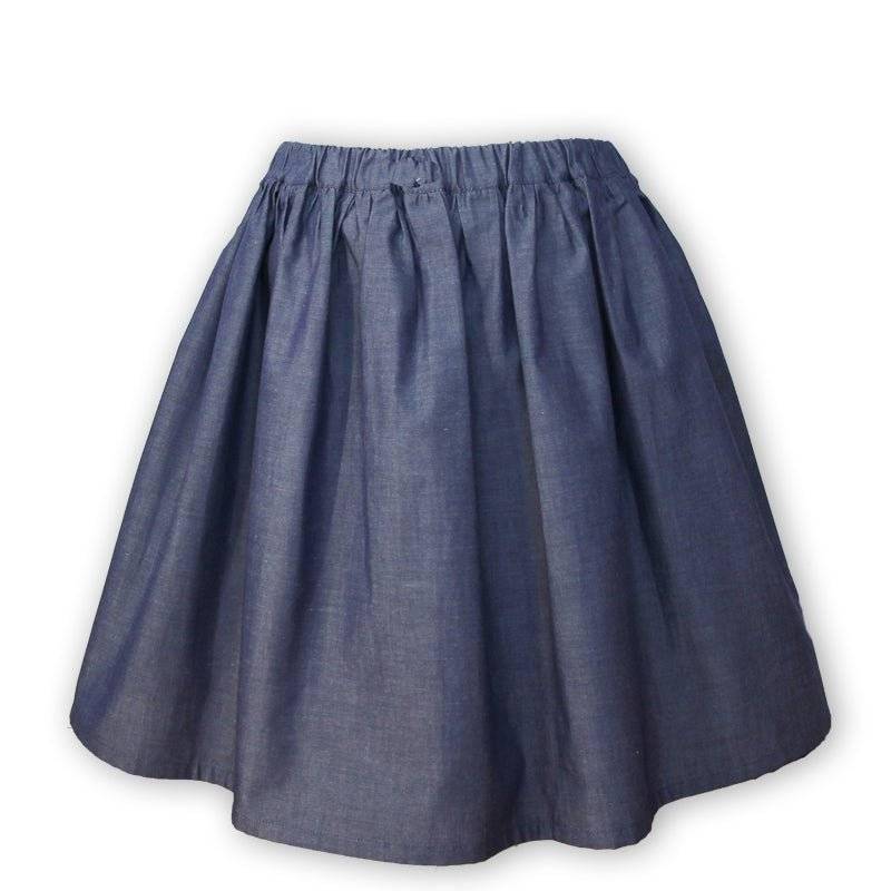 Mädchen Rock Uni Jeans Blau von Maerchenkaufhaus